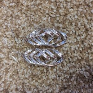 Silver earrings